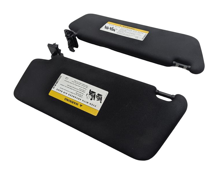 Thumbnail 4: 10-17 MERCEDES C250 C350 E350 E400 E550 (C204 C207) FRONT SUNVISOR SET-2 (Black)