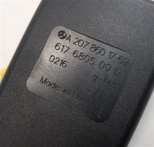 Thumbnail 5: 10-17 C E CLASS (W204 W207) COUPE CONVERTIBLE LEFT DRIVER SEATBELT RECEIVER