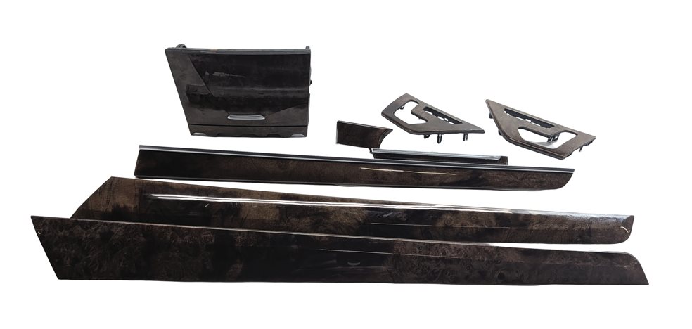 Thumbnail 2: 2016 MERCEDES E400 COUPE (C207) DASH DOOR TRIM INLAY SET/8 (Burred Walnut)