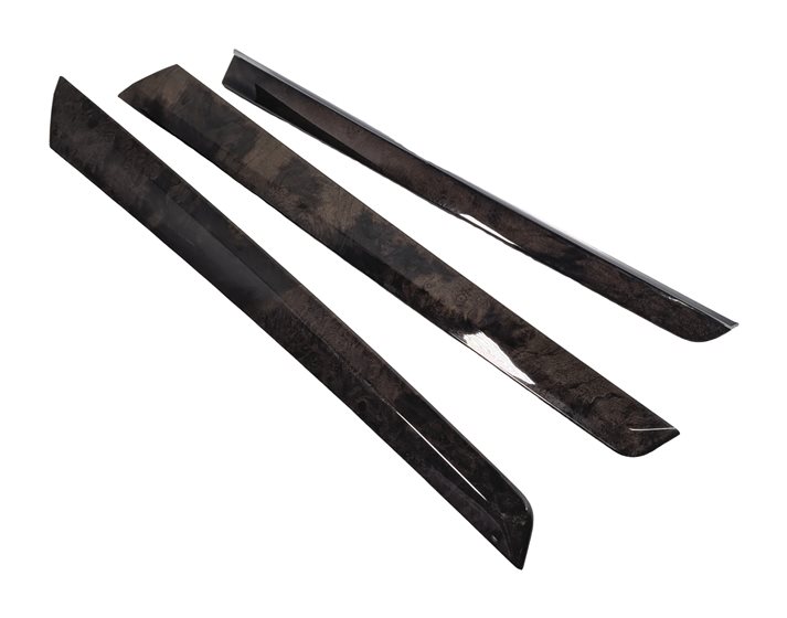 Thumbnail 20: 2016 MERCEDES E400 COUPE (C207) DASH DOOR TRIM INLAY SET/8 (Burred Walnut)