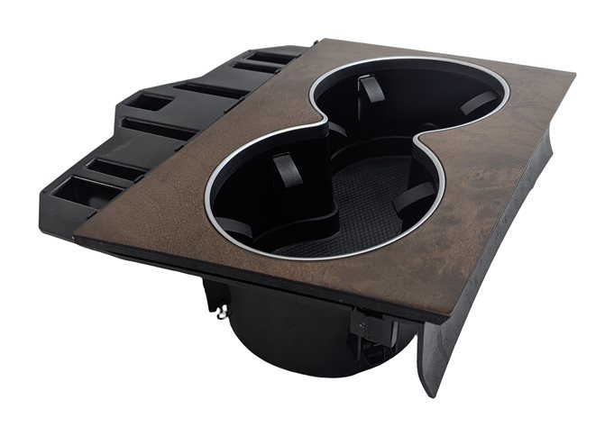 Thumbnail 3: 2016 MERCEDES E400 COUPE (C207) CENTER CONSOLE CUP HOLDER TRIM (Burred Walnut)