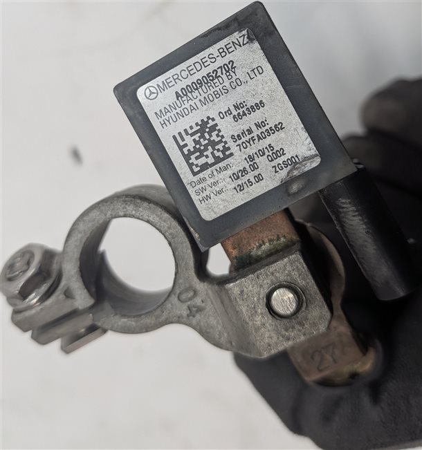 Thumbnail 6: 2016 MERCEDES E400 COUPE (C207) 3.0L NEGATIVE GROUND BATTERY CABLE w/IBS SENSOR