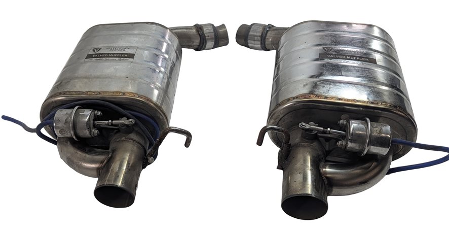 Thumbnail 3: 2016 MERCEDES E400 COUPE (C207) REAR VALVED EXHAUST MUFFLER SET/2 AFTERMARKET