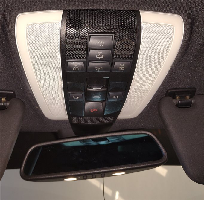 Thumbnail 2: 2016 MERCEDES E400 COUPE (C207) FRONT OVERHEAD ROOF DOME COURTESY LIGHT (Black)