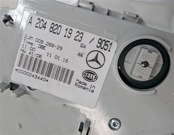 Thumbnail 8: 2016 MERCEDES E400 COUPE (C207) FRONT OVERHEAD ROOF DOME COURTESY LIGHT (Black)