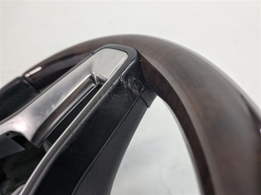 Thumbnail 10: 16-17 E250 E350 E400 E550 (W212) WALNUT STEERING WHEEL w/PADDLES (Black)
