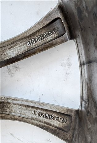 Thumbnail 4: 13-18 AUDI A5 S5 (B8 8T) 18x8 ALUMINUM ALLOY 5-SPOKE WHEEL RIM (DOUBLE SPOKE)