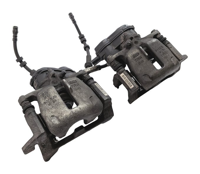 Thumbnail 1: 09-17 AUDI A4 A5 Q5 (B8 8K 8T 8R) REAR LEFT & RIGHT BRAKE CALIPER SET w/ACTUATOR