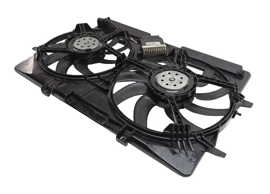 Thumbnail 5: 09-17 AUDI A4 A5 Q5 S4 (B8 8T 8R) 2.0L 3.0L 3.2L RADIATOR COOLING FAN w/ SHROUD