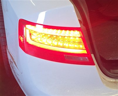 Thumbnail 2: 13-17 AUDI A5 S5 RS5 (B8 8T) REAR LEFT OUTER TAILLIGHT BRAKE LIGHT LAMP (LED)