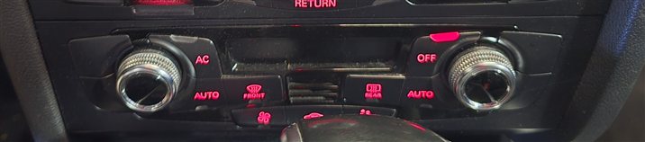 Thumbnail 2: 13-16 AUDI A4 A5 Q5 S4 S5 FRONT A/C HEATER CLIMATE CONTROL PANEL w/o HEATED SEAT