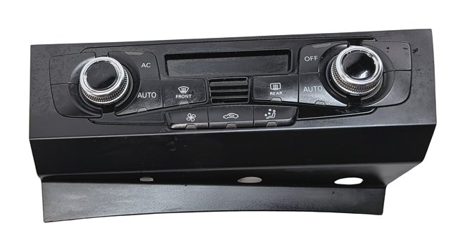 Thumbnail 3: 13-16 AUDI A4 A5 Q5 S4 S5 FRONT A/C HEATER CLIMATE CONTROL PANEL w/o HEATED SEAT