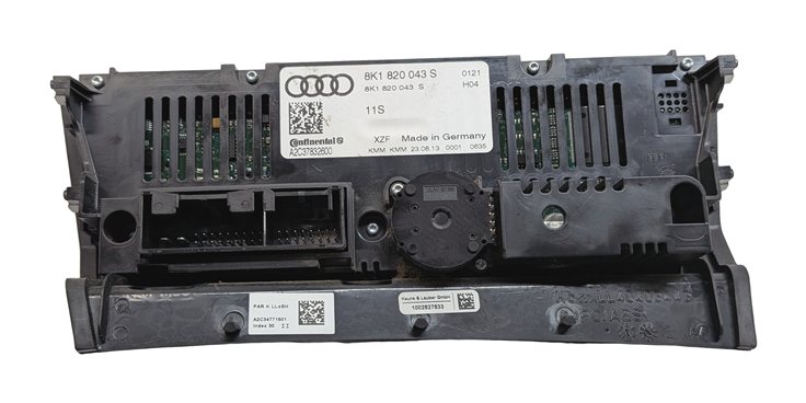 Thumbnail 6: 13-16 AUDI A4 A5 Q5 S4 S5 FRONT A/C HEATER CLIMATE CONTROL PANEL w/o HEATED SEAT