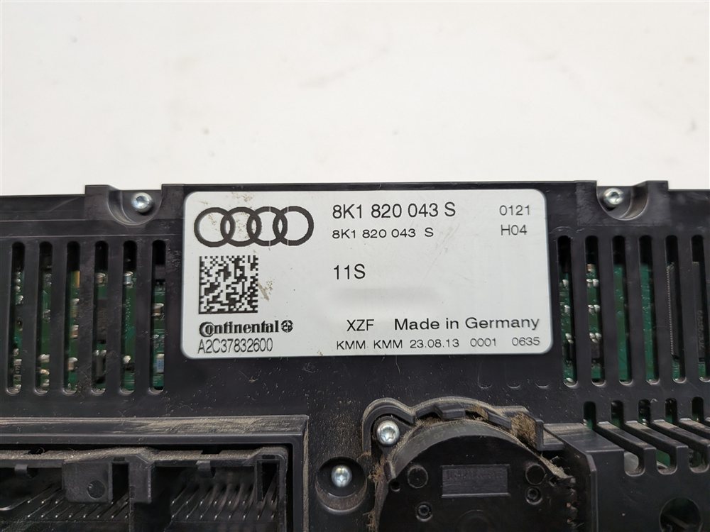 Thumbnail 7: 13-16 AUDI A4 A5 Q5 S4 S5 FRONT A/C HEATER CLIMATE CONTROL PANEL w/o HEATED SEAT