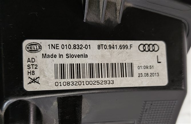 Thumbnail 7: 2013-2016 AUDI A5 (B8 8T) FRONT LEFT DRIVER FOGLIGHT FOG LIGHT LAMP 
