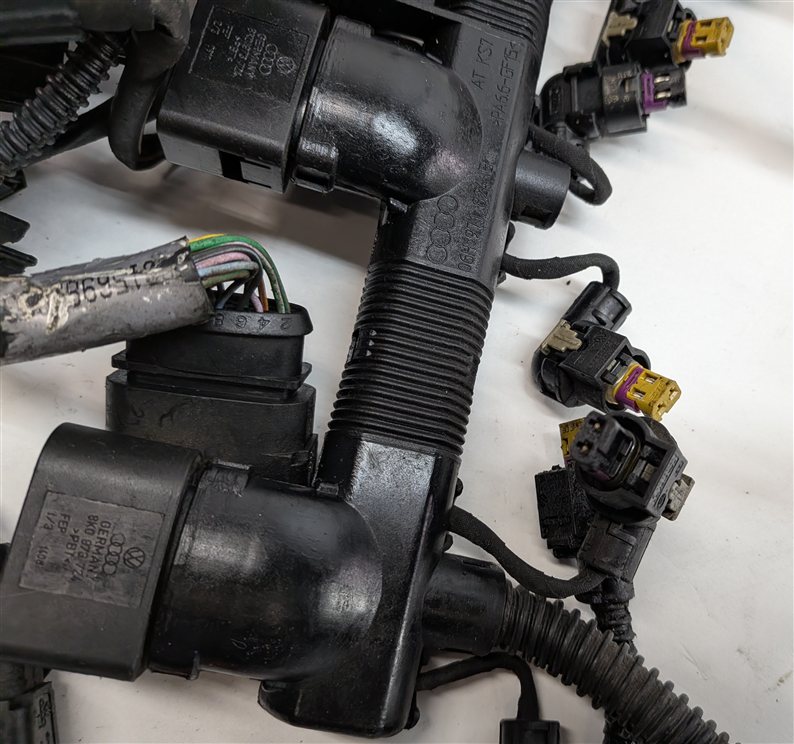 Thumbnail 8: 2014 AUDI A5 (B8 8T) 2.0L (CPMB) ENGINE MOTOR WIRE WIRING HARNESS LOOM ASSEMBLY