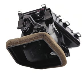 Thumbnail 5: 2014 AUDI A5 (B8 8T) FRONT LEFT DRIVER DASH HVAC HEAT AIR AC VENT (Black)