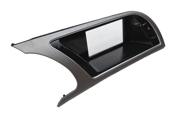 2014 AUDI A5 (B8 8T) DASH INFOTAINMENT TRIM w/HAZARD SWITCH (Trigon)