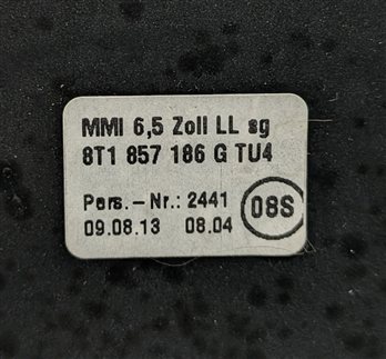 Thumbnail 6: 2014 AUDI A5 (B8 8T) DASH INFOTAINMENT TRIM w/HAZARD SWITCH (Trigon)