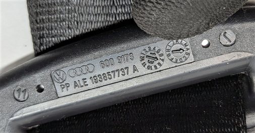 Thumbnail 6: 2014 AUDI A5 (B8 8T) REAR RIGHT SEAT SEATBELT RETRACTOR (Black)