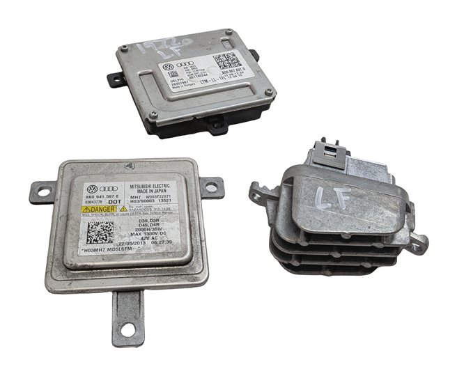 Thumbnail 2: 2014 AUDI A5 (B8 8T) FRONT LEFT XENON HID HEADLIGHT BALLAST LED DRL MODULE SET/3