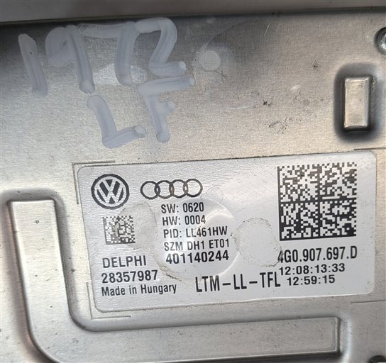 Thumbnail 9: 2014 AUDI A5 (B8 8T) FRONT LEFT XENON HID HEADLIGHT BALLAST LED DRL MODULE SET/3