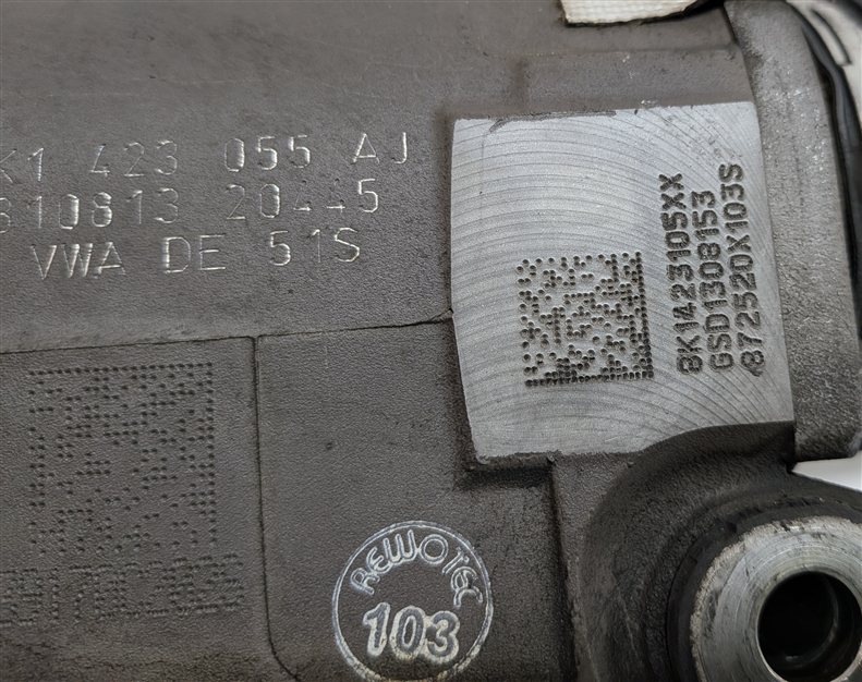 Thumbnail 7: 13-17 AUDI A4 S4 A5 S5 RS5 ALLROAD (B8 8K 8T) ELECTRIC STEERING GEAR RACK PINION