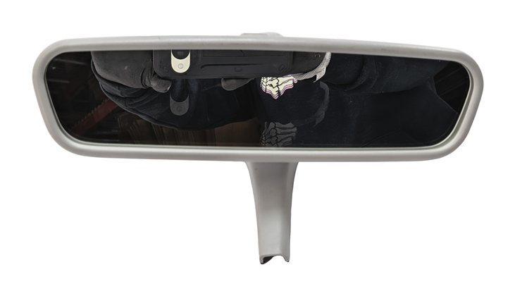 Thumbnail 2: 13-17 AUDI A5 ALLROAD Q5 SQ5 (B8 8K 8T 8R) REARVIEW MIRROR MANUAL DIM (Gray)