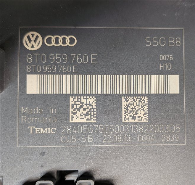 Thumbnail 5: 2010-2017 AUDI A5 B8 8T FRONT LEFT DRIVER MEMORY SEAT CONTROL MODULE (NON SPORT)