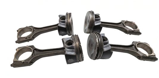 Thumbnail 2: 11-18 VW AUDI - A3 A4 A5 A6 Q5 TT BEETLE JETTA TIGUAN 2.0L TURBO PISTON SET/4