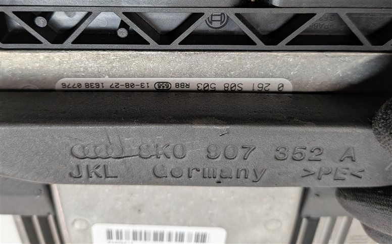 Thumbnail 27: 2014 AUDI A5 (B8 8T) 2.0L CPMB ENGINE ECM BCM GATEWAY IMMOBILIZER MODULE KEY SET