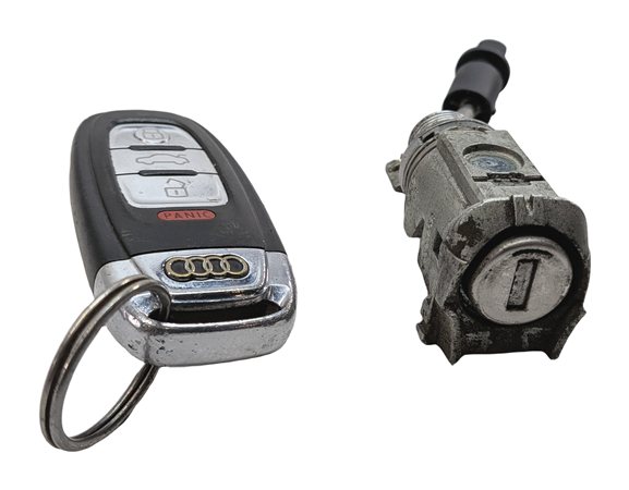 Thumbnail 5: 2014 AUDI A5 (B8 8T) 2.0L CPMB ENGINE ECM BCM GATEWAY IMMOBILIZER MODULE KEY SET