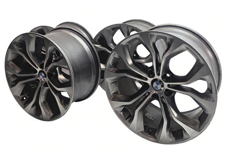 Thumbnail 2: 14-19 BMW X5 X6 F15 F16 FRONT 20X10 & REAR 20X11 5 Y-SPOKE WHEEL RIM SET/4