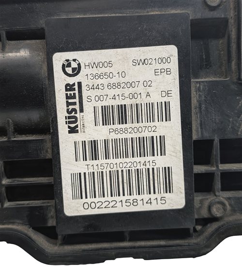 Thumbnail 6: 2017 BMW X5 (F15) ELECTRONIC PARK PARKING BRAKE EPB ACTUATOR MOTOR w/ CABLES