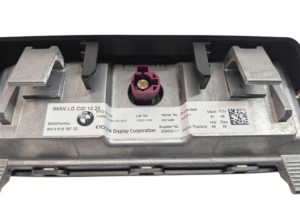 Thumbnail 6: 17-19 BMW X5 X5M X6 X6M (F15 F16) FRONT DASH NAVIGATION DISPLAY SCREEN 10.25"