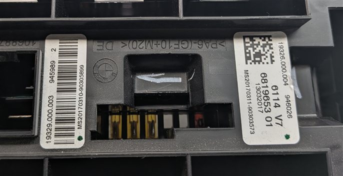 Thumbnail 6: 2017 BMW X5 (F15) 4.4L FRONT CABIN SAM MODULE FUSE BOX RELAY CARRIER