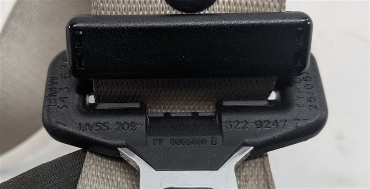 Thumbnail 9: 2014-2019 BMW X5 X6 (F15 F16) RIGHT FRONT PASSENGER SEATBELT RETRACTOR (Black)