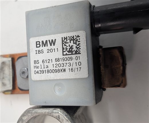 Thumbnail 5: 2017 BMW X5 (F15) 4.4L NEGATIVE GROUND BATTERY CABLE w/ IBS INTELLIGENT SENSOR