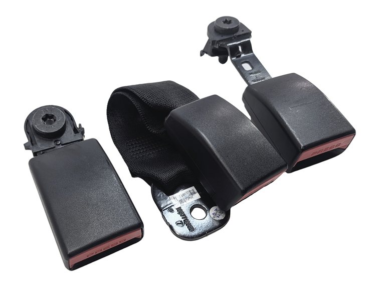 2017 BMW X5 (F15) REAR SEAT SEATBELT BUCKLE RECEIVER SET/3 (Ivory)