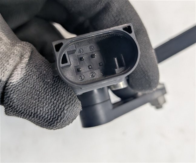 Thumbnail 4: 2017 BMW X5 (F15) FRONT LEFT DRIVER RIDE HEIGHT LEVEL SENSOR w/ LINKAGE ARM