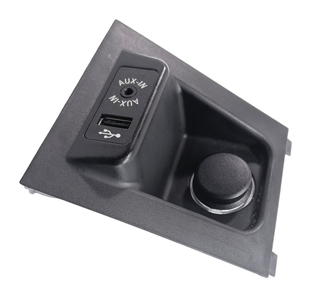 2017 BMW X5 (F15) CENTER CONSOLE USB AUX POWER OUTLET INSERT TRIM