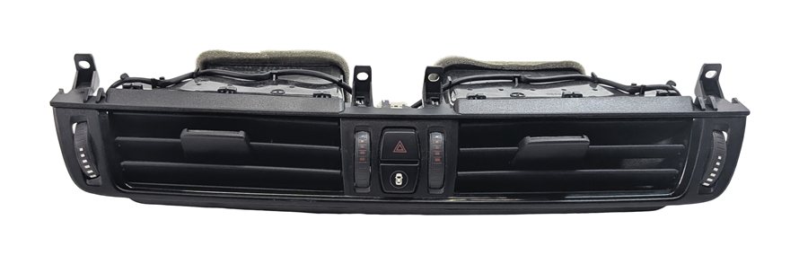 Thumbnail 2: 2017 BMW X5 (F15) CENTER DASH HEAT AIR AC VENT w/ HAZARD SWITCH (Black)