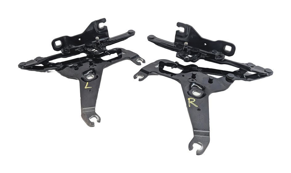 Thumbnail 2: 2014-2019 BMW X5 X6 (F15 F16) LEFT & RIGHT HOOD HINGE SET (Black)