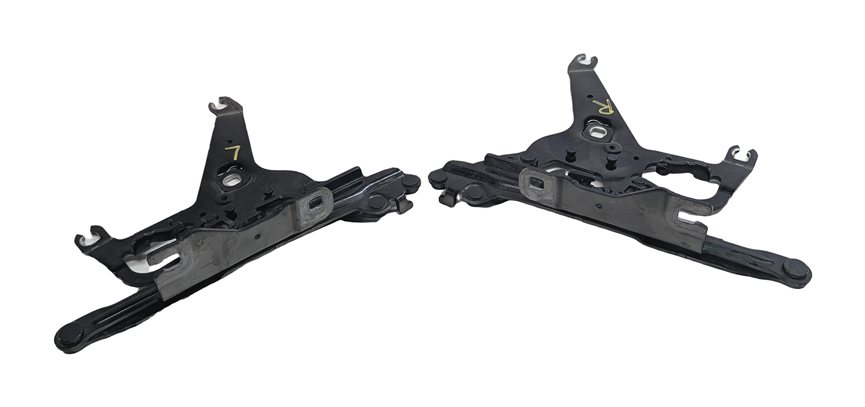 Thumbnail 4: 2014-2019 BMW X5 X6 (F15 F16) LEFT & RIGHT HOOD HINGE SET (Black)