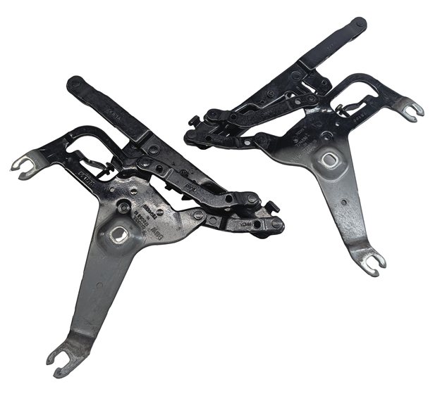 Thumbnail 5: 2014-2019 BMW X5 X6 (F15 F16) LEFT & RIGHT HOOD HINGE SET (Black)