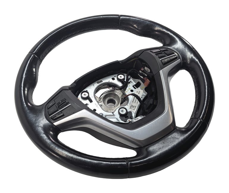 14-18 BMW X5 X6 F15 F16 SPORT HEATED STEERING WHEEL w/o PADDLES (Black)