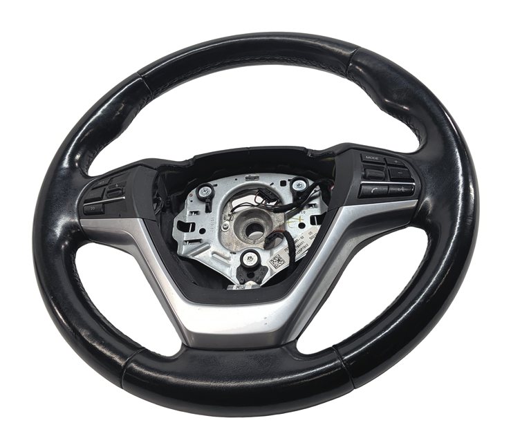 Thumbnail 2: 14-18 BMW X5 X6 F15 F16 SPORT HEATED STEERING WHEEL w/o PADDLES (Black)