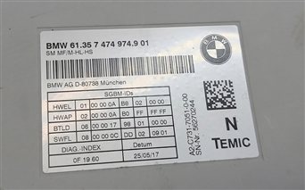 Thumbnail 6: 2014-2019 BMW X5 X5M X6M ///M (F15 F85 F86) FRONT COMFORT SEAT CONTROL MODULE
