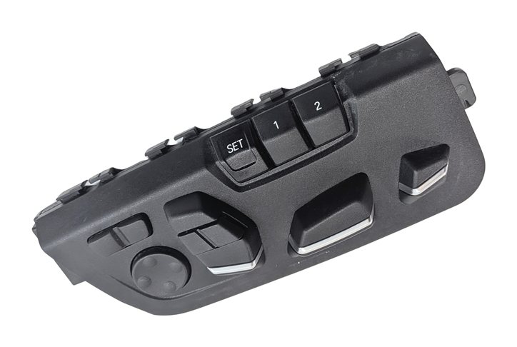 Thumbnail 4: 2017 BMW X5 (F15) FRONT RIGHT PASSENGER SEAT ADJUSTMENT SWITCH w/MEMORY LUMBAR