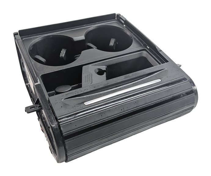 Thumbnail 4: 2017 BMW X5 (F15) FRONT CENTER CONSOLE CUP HOLDER STORAGE TRAY w/ ROLLER BLIND